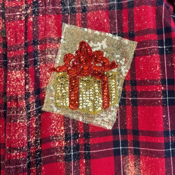 Upcycled button down size M - Picture 4 of 7